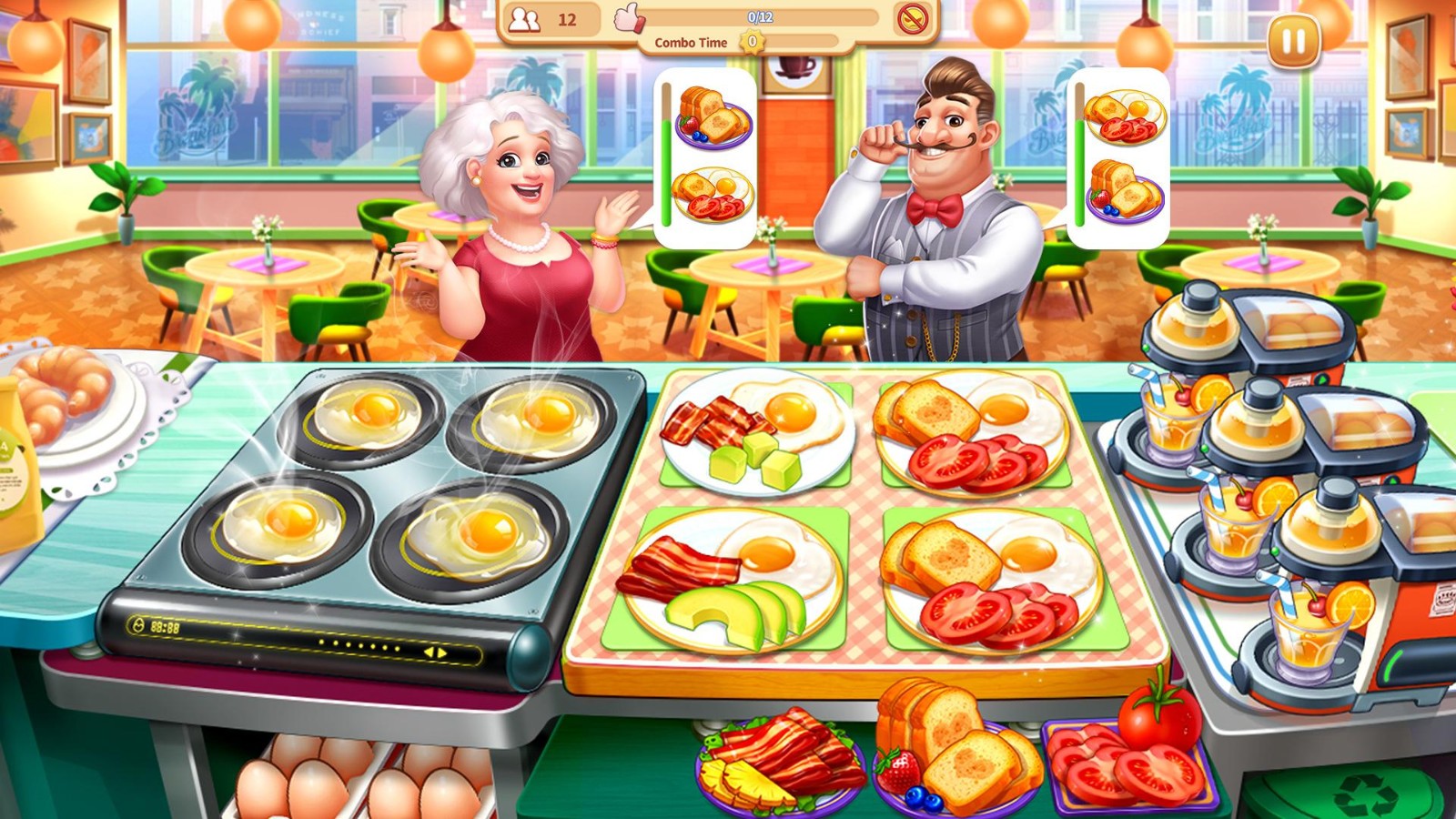 我的餐厅疯狂烹饪游戏2020最新破解版 