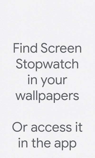 Screen Stopwatch