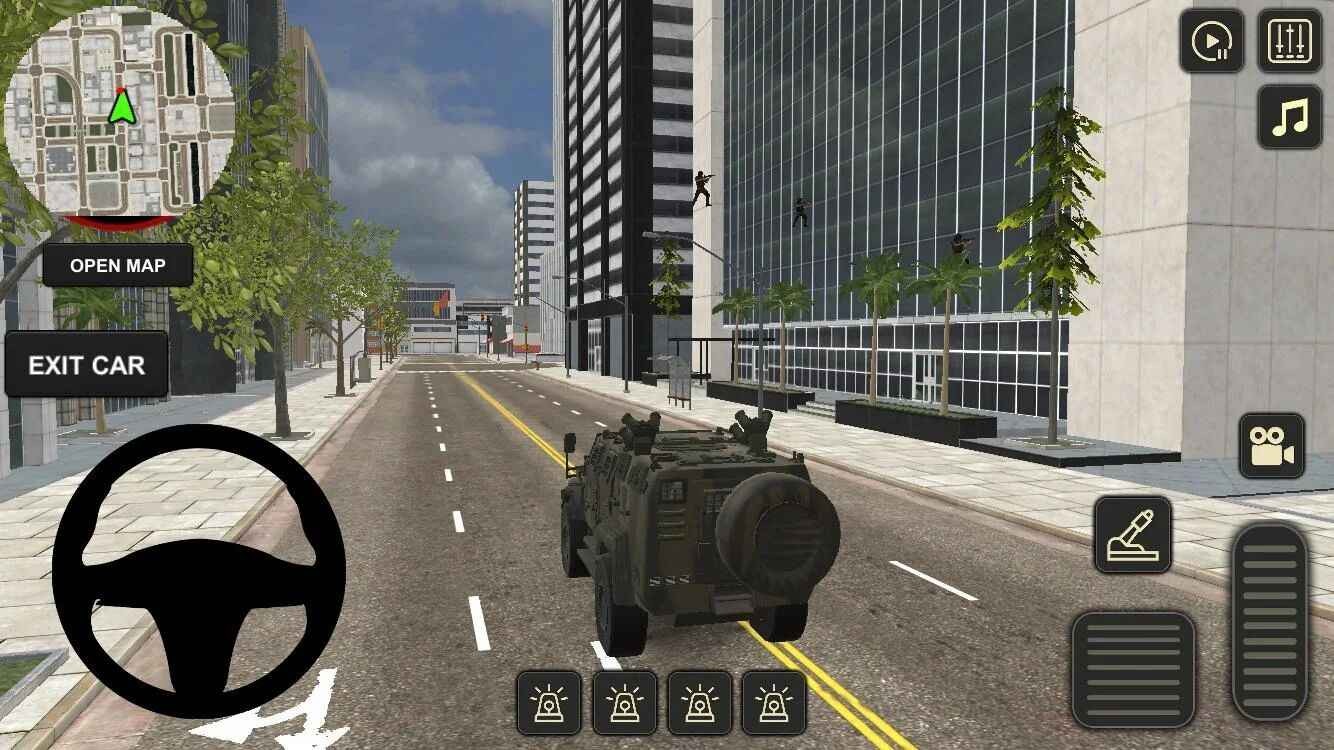 特警装甲车模拟